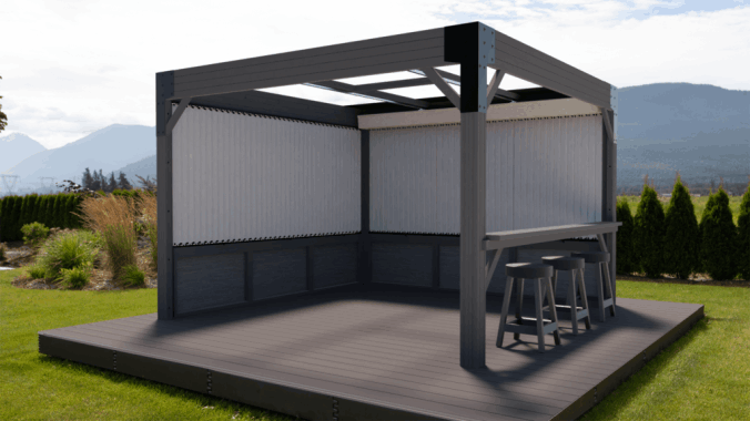 Mesa 11x11 - Open Air Enclosure