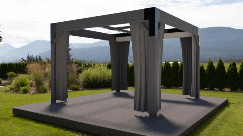 Spa Enclosure Mesa 11x11 - Open Air